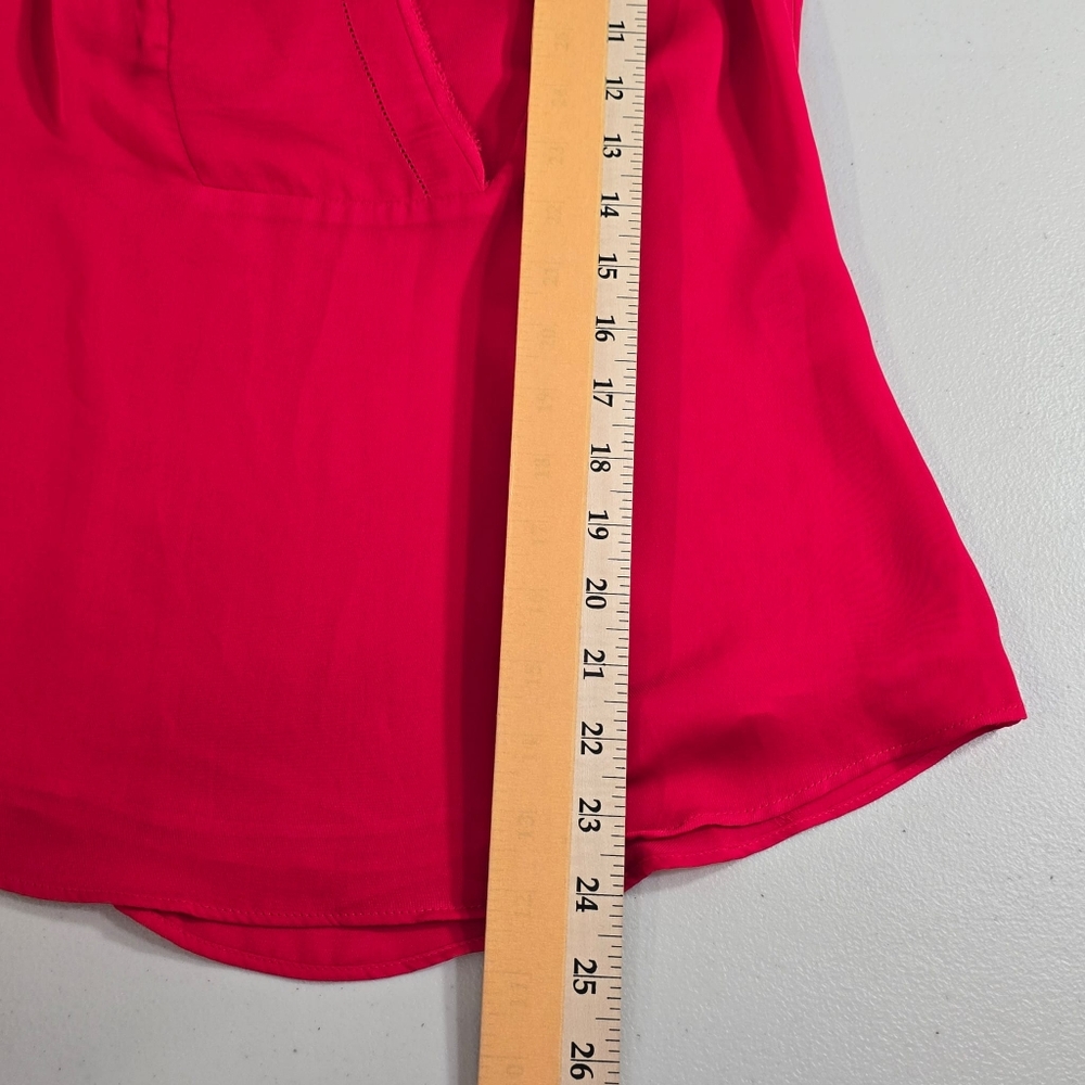 White House Black Market Sleeveless Pink Blouse Size-0 - Picture 6 of 13